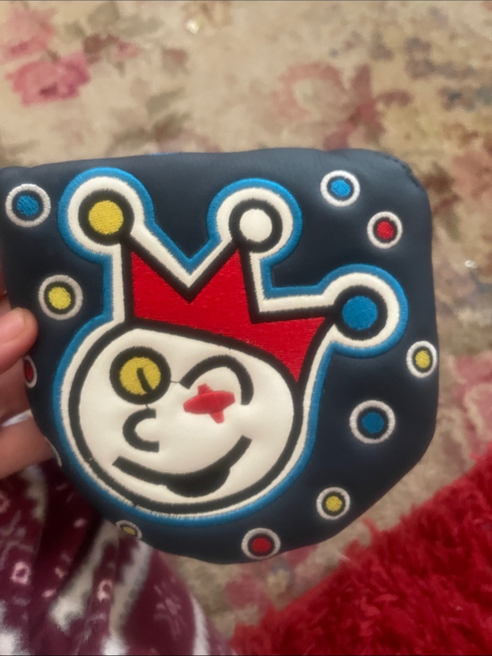 Navy Blue Jester putter cover